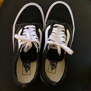 black old skool vans